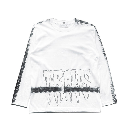 Can't Slip L/S TEE White