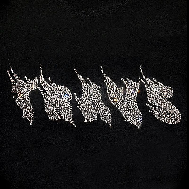 STONE logo Black TEE