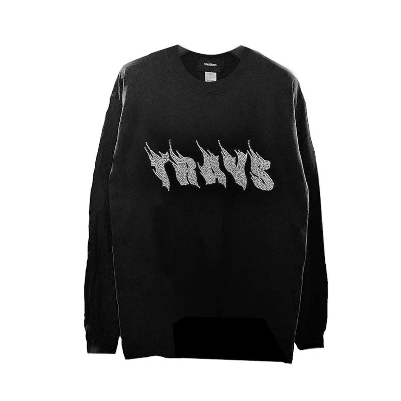 STONE logo black L/TEE