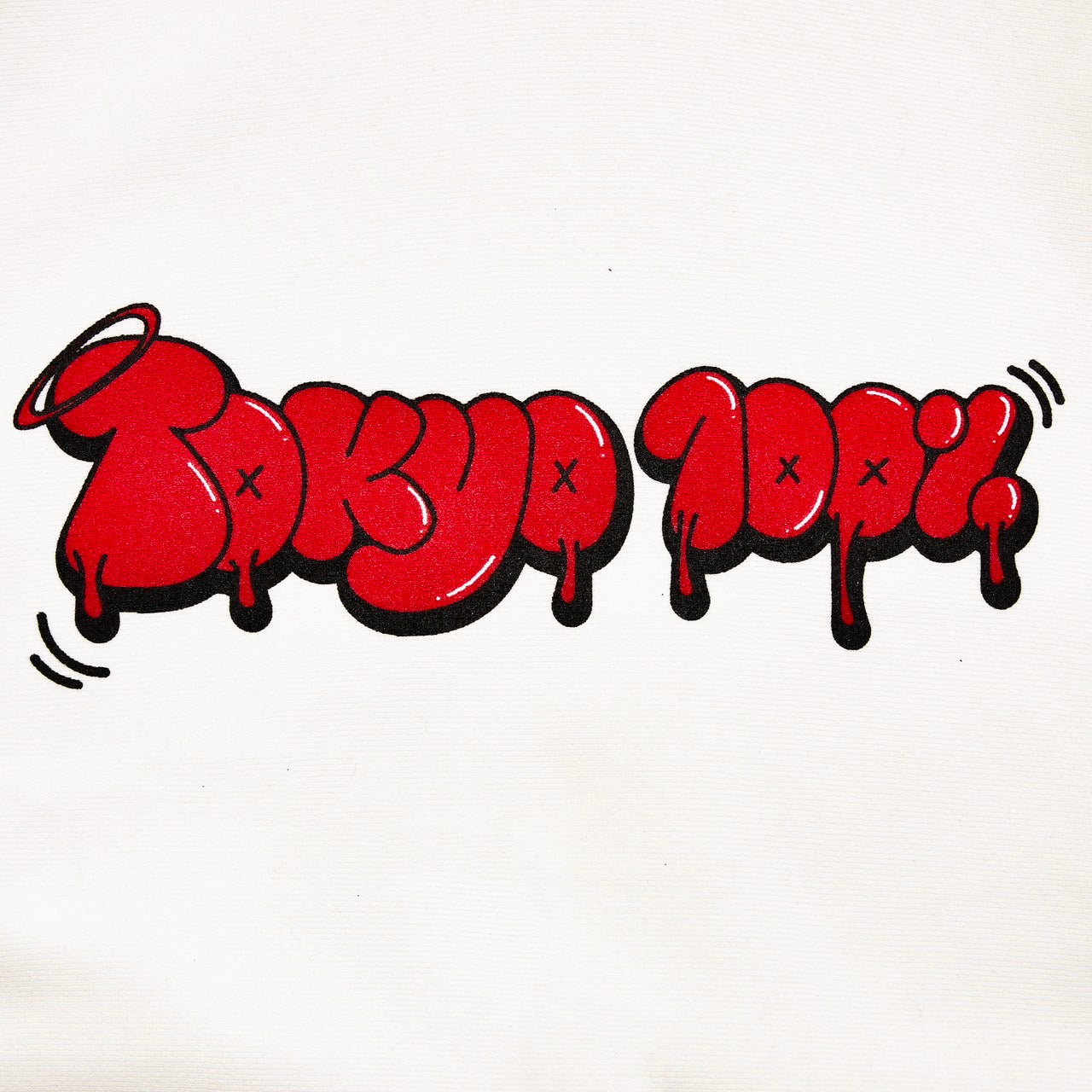TOKYO 100% Red Logo Hoodie