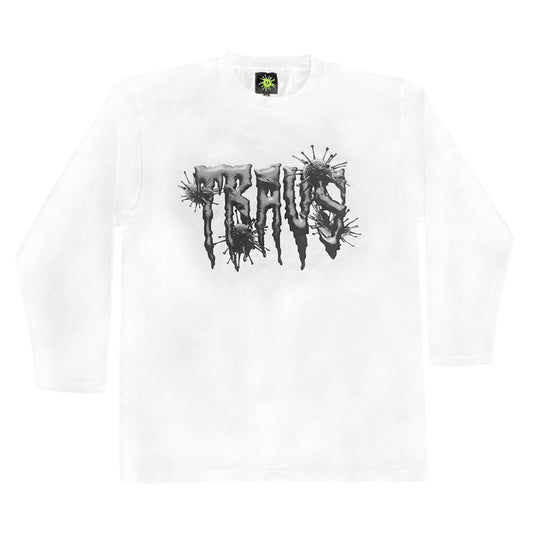 TRAVS x VIRUSWORLD REDNIGHT VIRUS LONG SLEEVE [WHT]