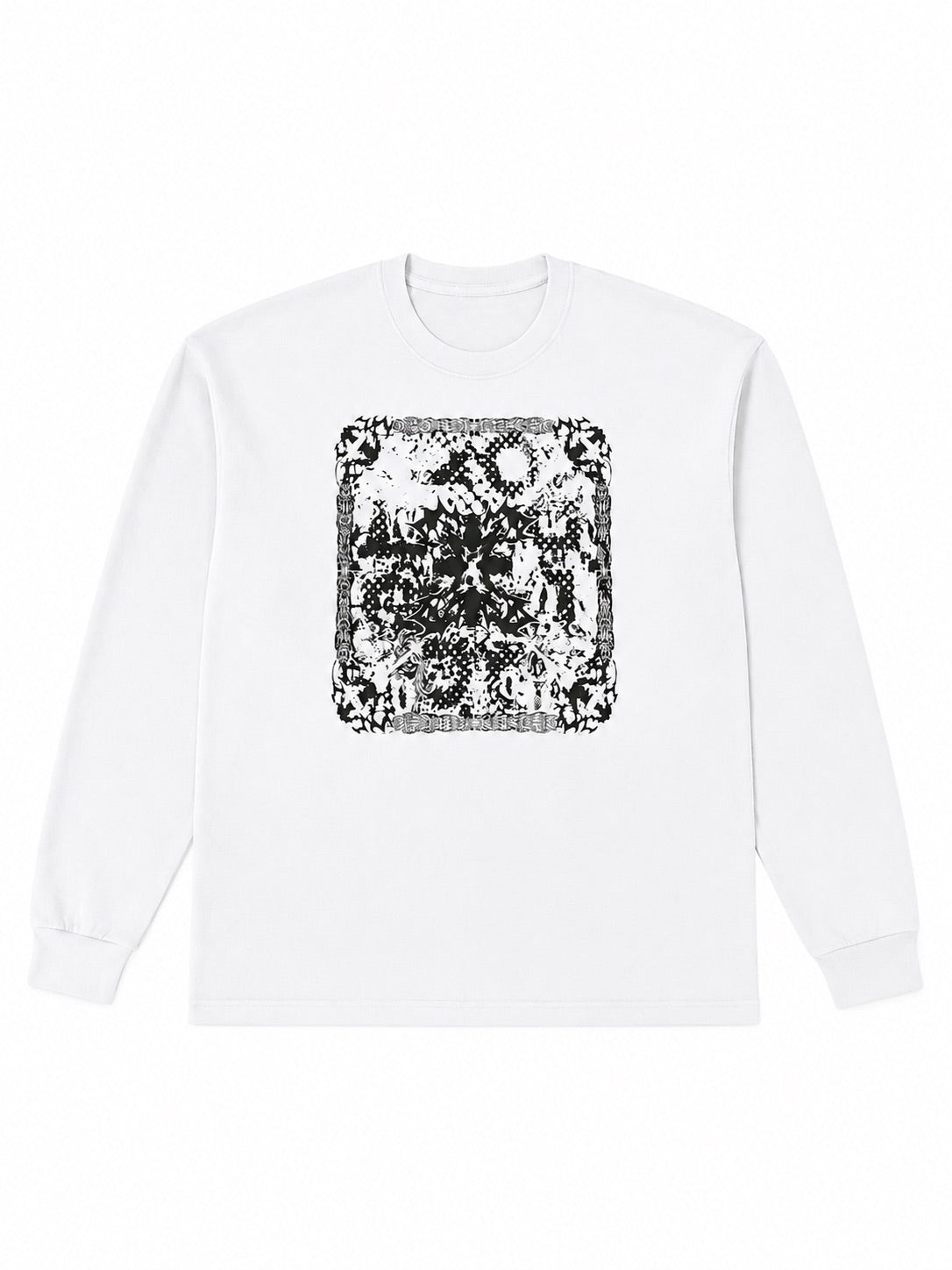 reversible UBU Long-sleeved T-shirt white